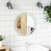 LED vonios veidrodis Skaidrus Ø 60 cm grūdintas stiklas