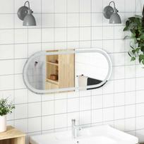 LED vonios veidrodis Skaidrus 90 x 40 cm grūdintas stiklas