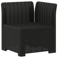 1-Vietis Sodo Sofas, Atrodo kaip Ratano PP Antracito