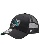 47 BRAND Kepurė, 47 BRAND NHL SAN JOSE SHARKS BRANSON CAP H-BRANS22CTP-BK