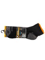 SKECHERS Vyriškos kojinės, Skechers 3pk Mens Work Qtr Socks S115423-BLK