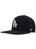 47 BRAND Vyriška kepurė, 47 Brand Los Angeles Dodgers No Shot 47 Captain 47 Cap B-NSHOT12WBP-BKG