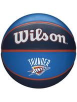WILSON Unisex krepšinio kamuolys, Wilson NBA Team Oklahoma City Thunder Ball WTB1300XBOKC