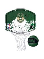 WILSON Unisex krepšinio lenta, Wilson NBA Team Milwaukee Bucks Mini Hoop WTBA1302MIL