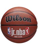 WILSON Unisex krepšinio kamuolys, Wilson Jr NBA Fam Logo Auth In Out Ball WZ2018401XB