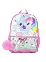 SKECHERS Vaikiška kuprinė, Skechers Unicorn Face Backpack SKTT8577-MULT