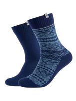 SKECHERS Vyriškos kojinės, Skechers 2PPK Men Casual Fashion Jacquard Socks SK41049-5501