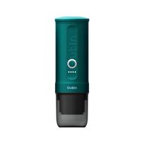 OUTIN Nano Espresso Machine, model OTEM-01, teal color