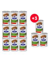 HILL'S Prescription Diet Canine Metabolic Mobility 9x370g + 3 konservai DOVANŲ!