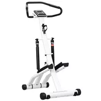 Stepperis su rankena, treniruoklis su LCD ekranu, 12 pasipriešinimo lygių 80 x 61 x 134 cm