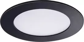 Kanlux LED „downlight“ šviestuvas 6 W ROUNDA V2LED6W-WW-B 270 lm 3000 K juodas 33562