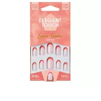 LUXE LOOKS nails with glue oval limited ed #hot tip