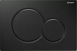 „Geberit Sigma 01“ tualeto nuleidimo mygtukas, blizgus juodas (115.770.DW.5)