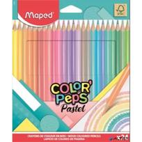 Maped Color Peps Pastel spalvotų pieštukų rinkinys, trikampis, 24 vnt.