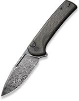 CIVIVI Nóż CIVIVI Conspirator Damascus Micarta 88mm EDC | C21006-DS1 | 763416241176