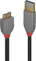 Lindy Usb 3.0 A į Micro-b kabelis, 2m, Anthra Line