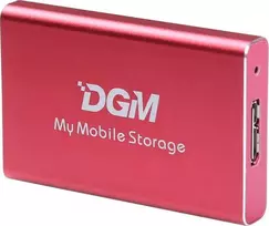 Išorinis SSD diskas „DGM My Mobile Storage“ 256GB, raudonas (MMS256RD)