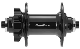 Priekinė įvorė SunRace HBMX80 QR Disc 6-bolt Alu 32H black