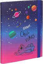 Dėklas sąsiuviniams STITCH Chill, A5, su guma, 3 cm