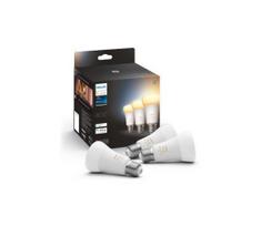 Komplektas 3x dimeriuojamų LED lemputių Philips Hue WHITE A60 E27/6W/230V 2200-6500K