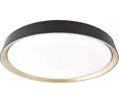 Dimeriuojamas LED lubinis šviestuvas ILVI LED/45W/230V 2700-6500K skersmuo 50 cm juoda/žalvaris + su nuotoliniu valdymu
