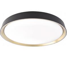 Pritemdomas LED lubinis šviestuvas ILVI LED/30W/230V 2700-6500K Ø 40 cm juoda/žalvaris + nuotolinio valdymo pultas