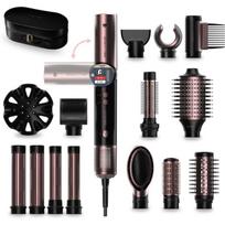 Cecotec Plaukų džiovintuvas AirGlam 14in1 Flex A01_EU01_114728, 1400 W, 32 mm/35 mm, Keratino keramika, Jonų kondicionavimas