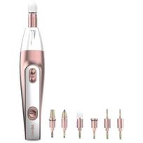 Cecotec Elektrinis manikiūro ir pedikiūro rinkinys 4318, 7.5W, 5 greičių, 4 grąžtai, rožinė/balta
