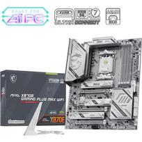 Msi Motininė plokštė MAG X870E GAMING PLUS MAX WIFI, 4x SATA-600, 3x M.2, 256GB, 4800 MT/s, 5 Gigabit Ethernet, Wi-Fi 7, HD Audio