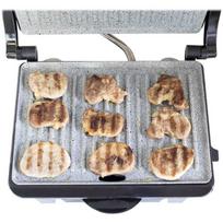 Cecotec Grilis Rock'nGrill 1000 3023, 1000 W, Elektrinis grilis, 444.5 cm², Juoda/Nerūdijantis plienas