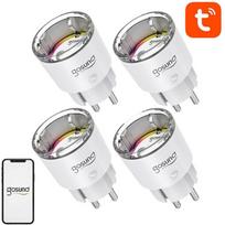 Gosund išmanioji kištukinė EP2-4, 220-240V, 10A, 2500W, 4 vnt., Wi-Fi 2.4GHz, suderinama su Amazon Alexa ir Google Assistant