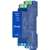 Shelly Pro Dimmer 0/1-10V PM apšvietimo valdiklis, ProDim0/1-10VPM, 110-240 V~, 16 A, 0-10V/1-10V, DIN montavimas, WiFi/Bluetooth