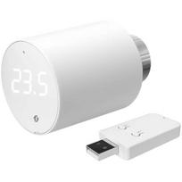 Shelly BLU TRV termostatinė galvutė TRVBLU1-pack, 78xØ54mm, iki 30m, 2x AA, 2 metai, Bluetooth 4.2, AES šifravimas, tvarkaraščiai