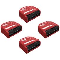 Shelly 1PM Gen3 Valdiklis 1PMGen3x4, 110-240V~24-30V⎓, 16A, 802.11 b/g/n, 8MB atmintis, raudona, Bluetooth 4.2
