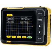 Fnirsi DSO152 nešiojamas mini osciloskopas, 2.5MS/s, 200kHz, ±400V, 1000mAh, 2.8" ekranas, USB-C, AC/DC