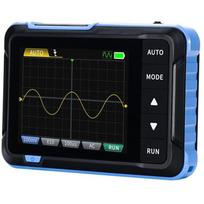 Fnirsi nešiojamas mini osciloskopas DSO153 su P6100, 14 tipų, 0.1-3V, 1MHz, 0-10kHz, 1M, 12 tipų, 5Ms/s, 8 kalbų