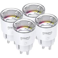 Gosund išmanioji kištukinė EP2-Z-4, 10A, 100-240V AC, 50/60Hz, ZigBee, nuotolinio valdymo, energijos stebėjimas, tvarkaraščiai