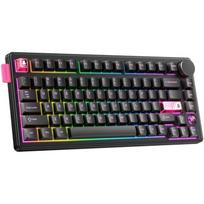 Onikuma MT706 klaviatūra, MT706 black, 50 milijonų paspaudimų, 2.4 GHz, RGB, 81 klavišas, USB-C, 4000 mAh, 20 valandų veikimas
