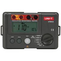 Uni-T izoliacijos varžos testeris UT501A, 2000 skaitmenų, 0 MΩ iki 100 MΩ, 30 V iki 750 V, su žeme, didelis stiprinimas