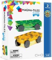 Magna Tiles MAGNA-TILES - Cars 2 Piece Expansion Set: Green & Yellow (90216)