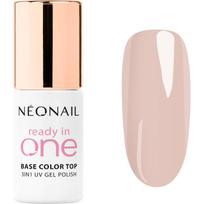 NEONAIL Ready In One 3in1 UV Gel Polish gelinis nagų lakas su deimantų dulkėmis atspalvis 04 One Soft Beige 7.2 ml