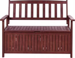 Lauko suoliukas Beliani Sovana, bordo sp., 120 cm x 60 cm x 91 cm