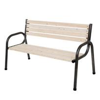 Lauko suoliukas Patio Park Basic, ruda sp./juoda sp., 150 cm x 70 cm x 86 cm