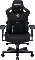 Žaidimų kėdė Anda Seat Kaiser 3 PRO XL, 74 x 74 x 128.5 - 134 cm, juoda sp.