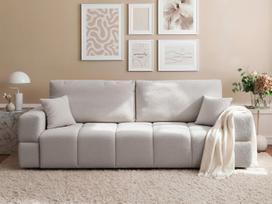 Sofa BUENO su miego funkcija ir patalynės dėže Spalva: Centaur 14 (pilka)