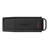 Kingston USB Flash Drive | DataTraveler Exodia | 64GB | USB Type-A | Black | DTXG2/64GB