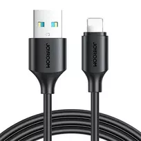 Laidas į USB-A / Lightning / 2,4A / 0,25 m Joyroom S-UL012A9 (juodas) universalus