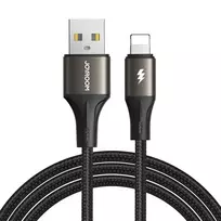USB į Lightning laidas Joyroom SA25-AL3 / 3A / 1,2 m (juodas) universalus