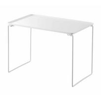 Baltos spalvos iš metalo papildoma virtuvės lentyna 41x24 cm Tower – YAMAZAKI