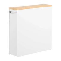 Baltos spalvos iš metalo vonios lentyna 14x55 cm Tower – YAMAZAKI